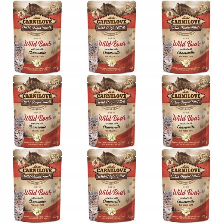 Levně Mokré krmivo pro kočky Carnilove zvěřina 85 g 9 ks