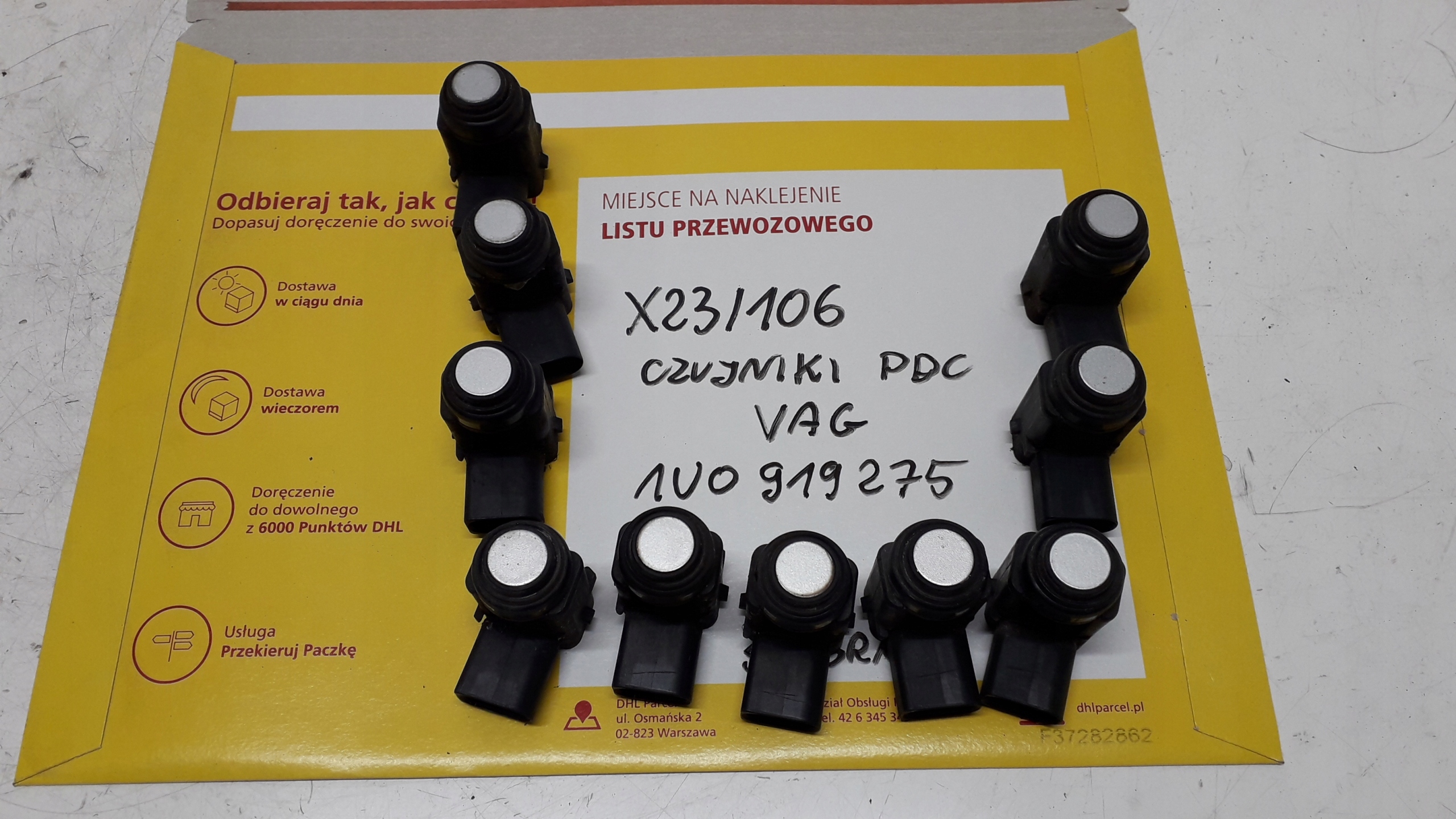 VW AUDI SEAT SKODA CZUJNIK PARKOWANIA 1U0919275