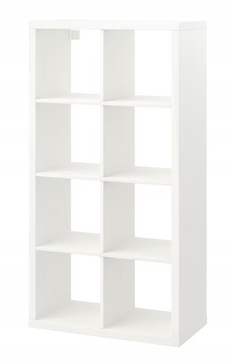 IKEA KALLAX - regał biały 77x147 cm