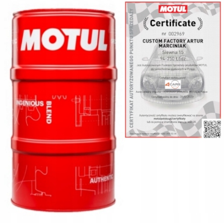 MOTUL 8100 X-CLEAN 5W40 OLEJ SYNTETYCZNY C3 60L