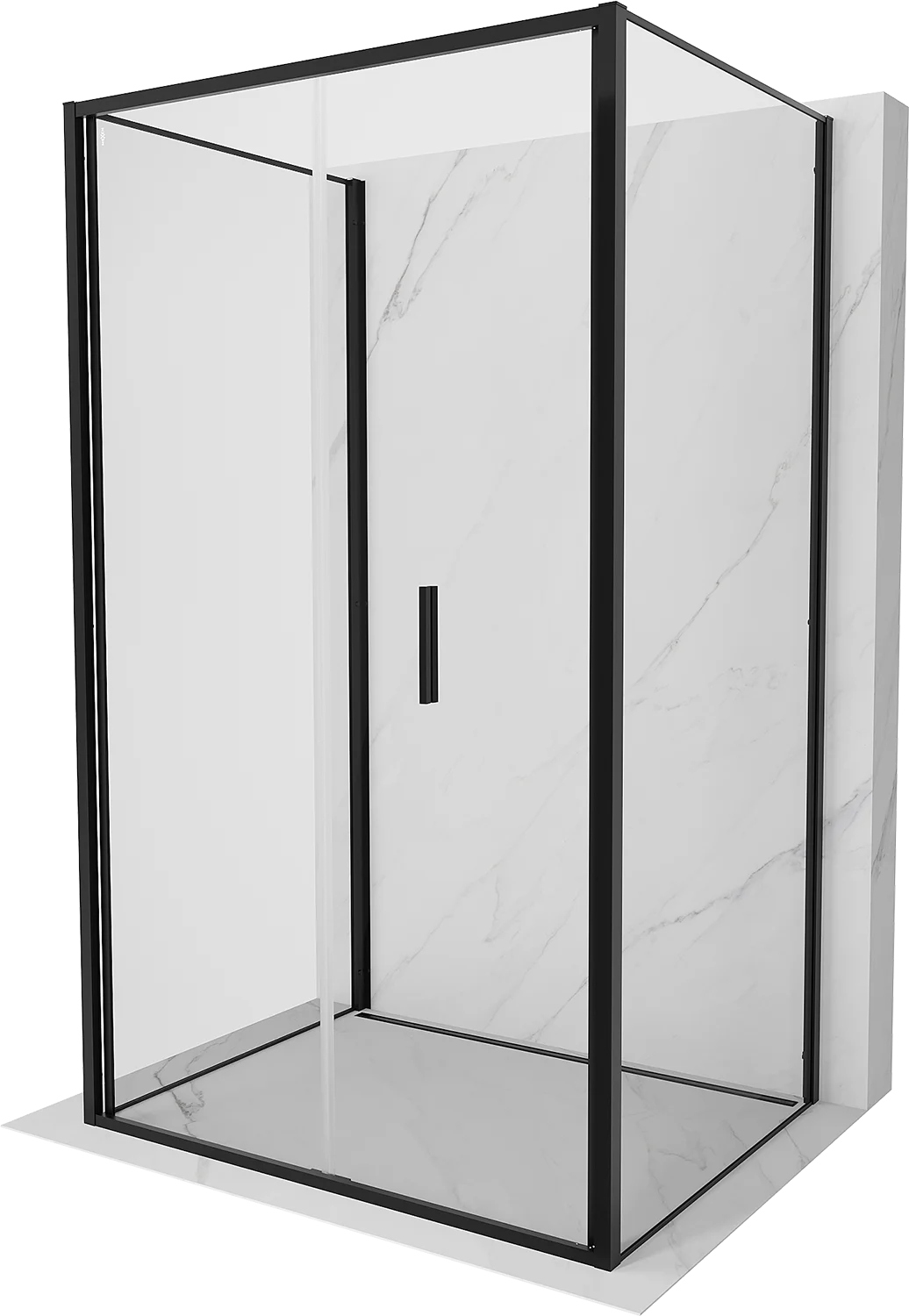 Mexen Exo-3S kabina prysznicowa 3-ścienna składana 85 x 120 cm, transparent