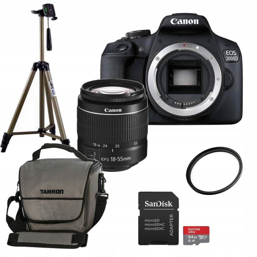 Fotoaparát Canon Eos 2000D 18-55 DC III Příslušenství
