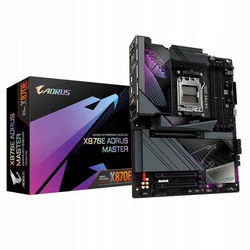 Gigabyte Mb Sc AM5 X870E Aorus Master, Amd X870, 4xDDR5, 2xHDMI, …