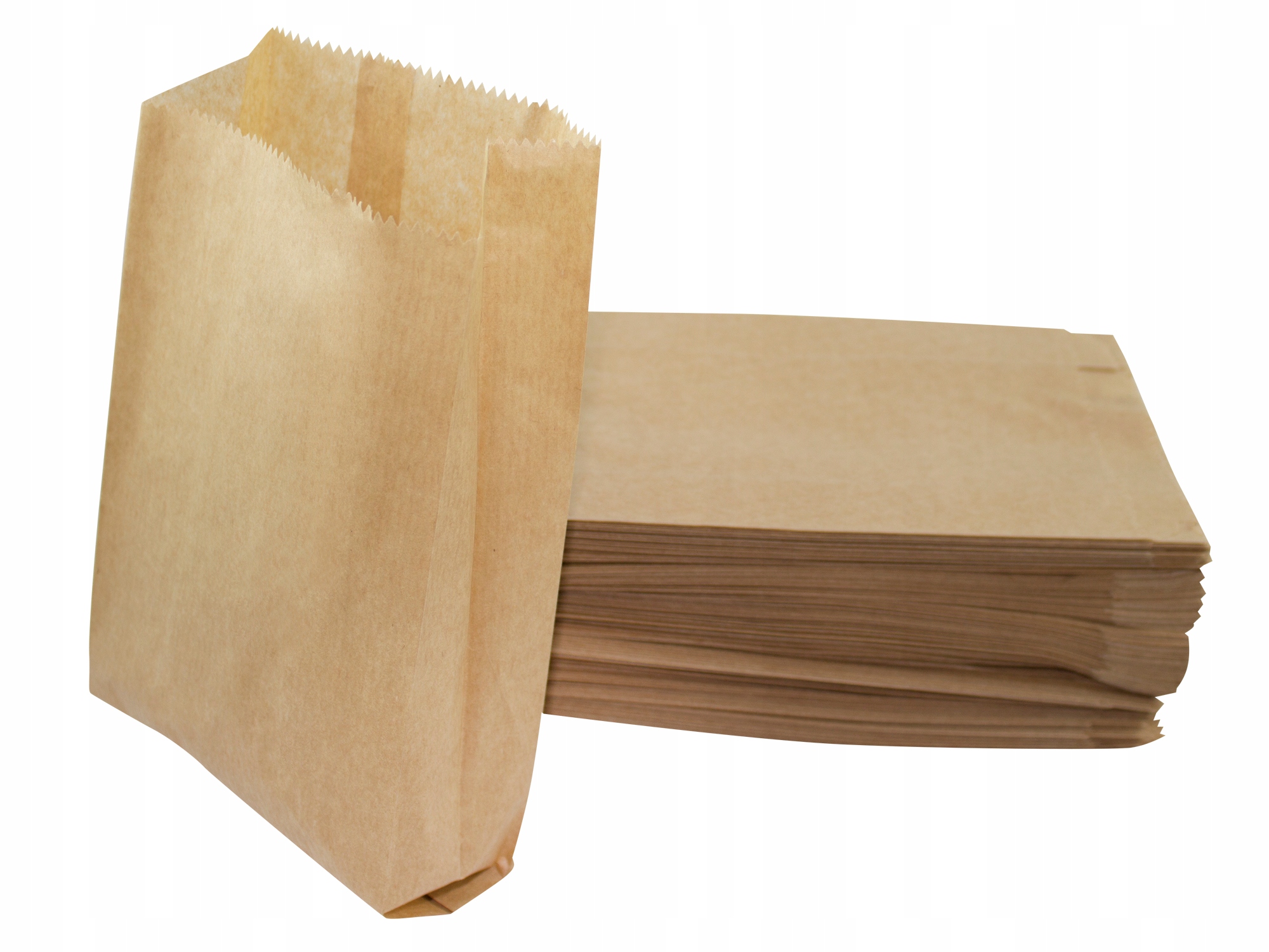 Torba Papierowa Allbag 12x21 cm FAŁDOWA BRĄZOWA 100 szt. Liczba sztuk w opakowaniu 100