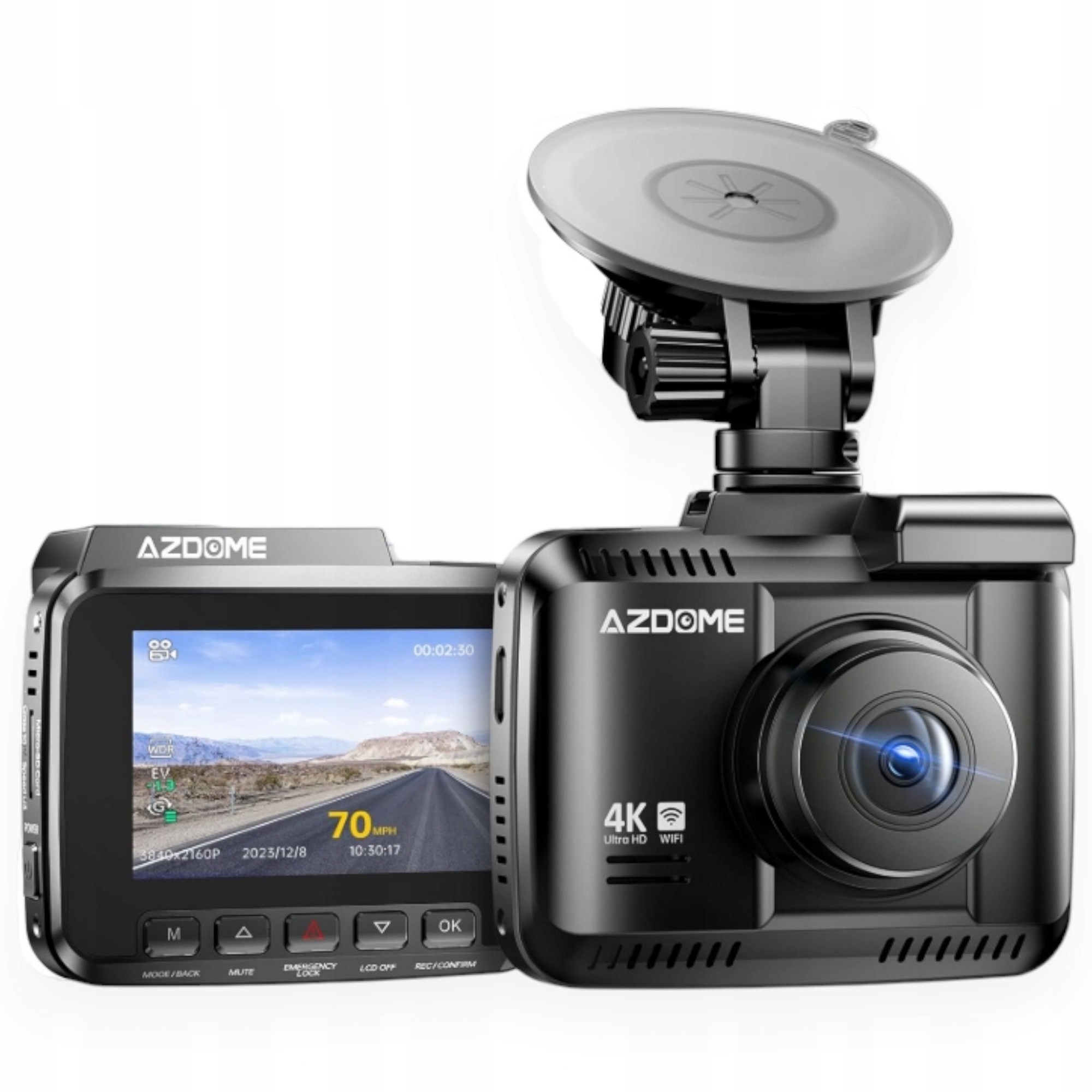 Azdome GS63H videorekordér 4K Wi-Fi 6 Gps nočný režim