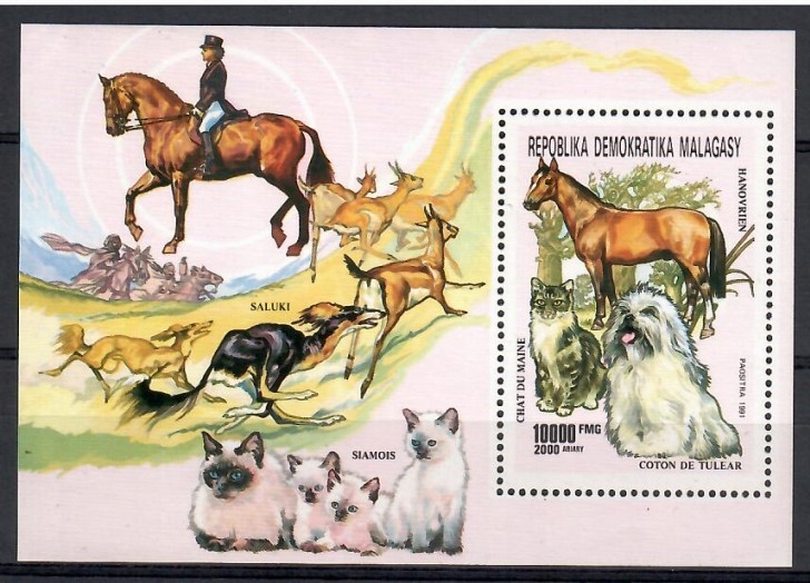 Madagaskar 1991 Mi bl 166 Czyste **