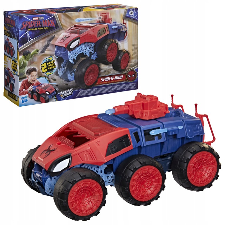 Marvel Spider-Man Czołg z kłapiącą paszczą 2w1 Hasbro G3439