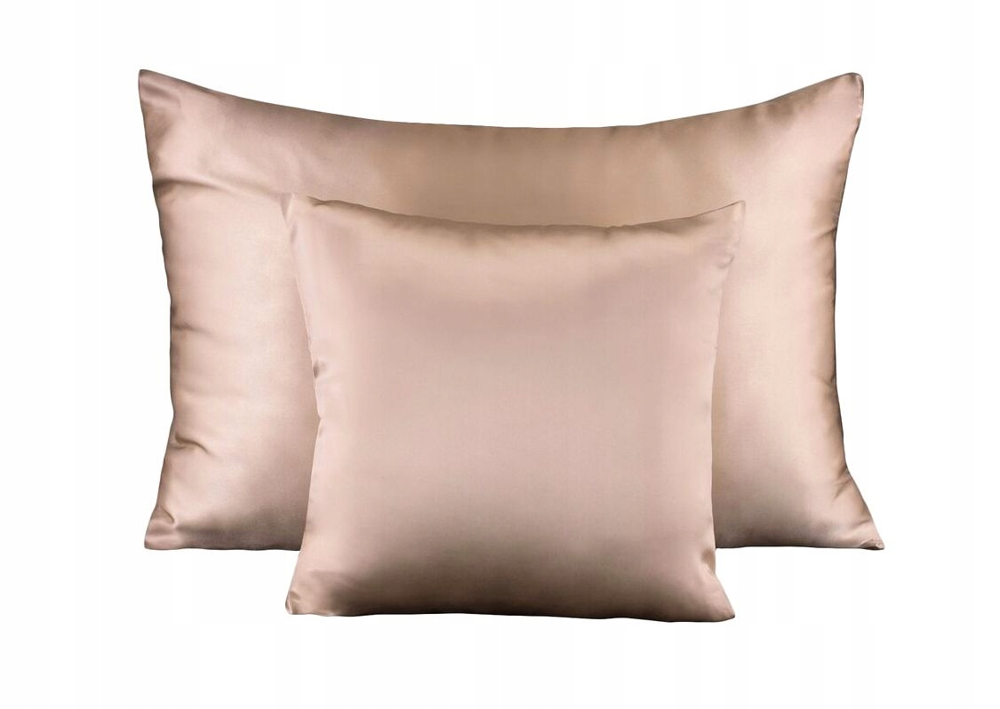 100 % Hodvábna obliečka na vankúš 50x70 Vankúš Posteľná Bielizeň Beige béžová