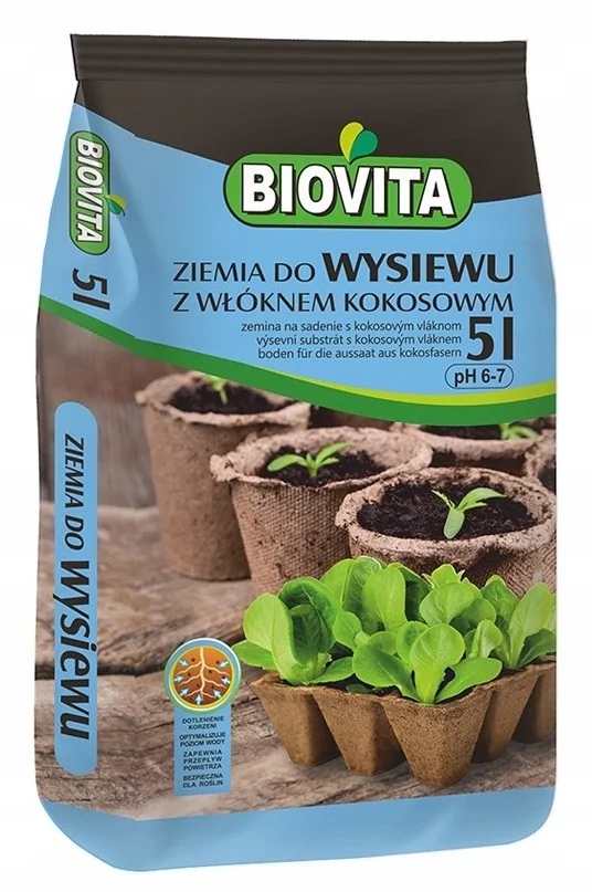 

Ziemia do wysiewu nasion z włóknem kokosowym 5L