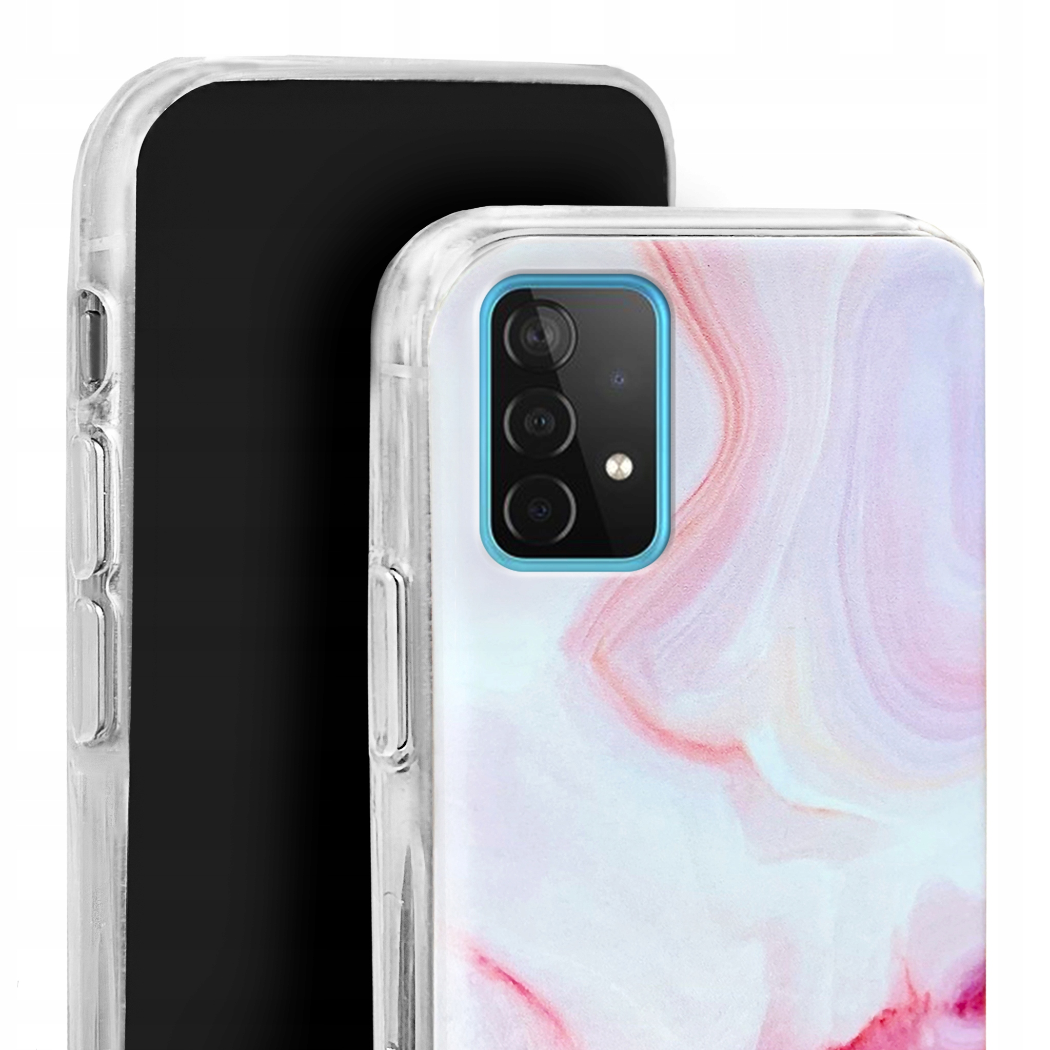 

Etui do Samsung A72 5G silikon case wzory + Szkło