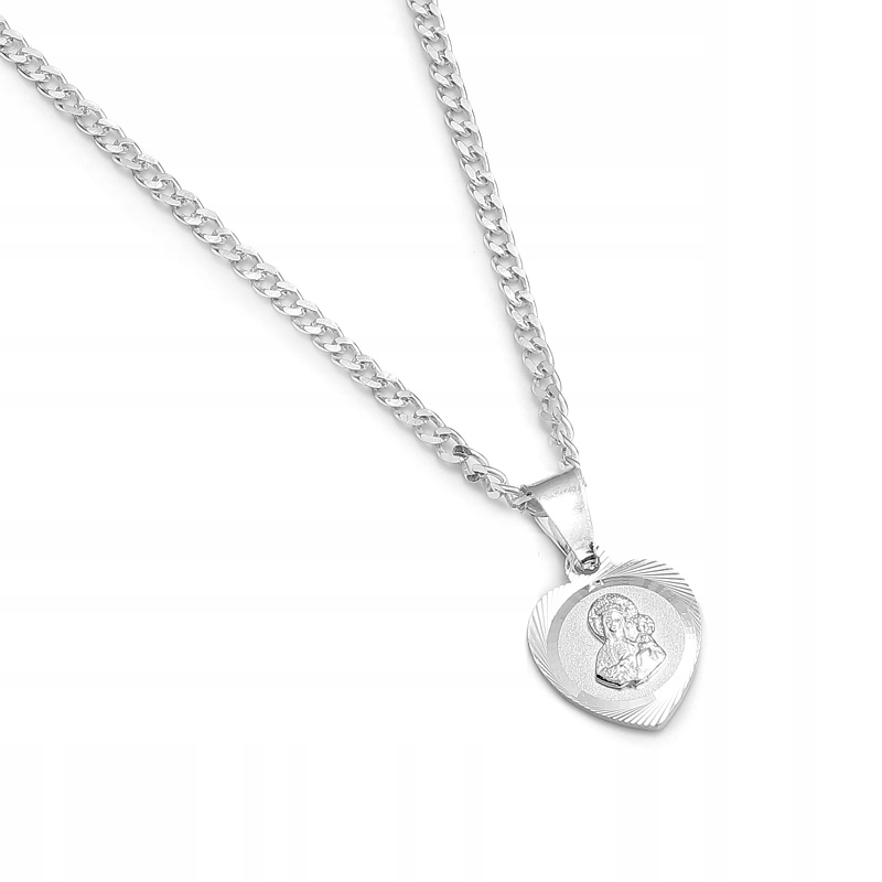 

Łańcuszek Srebrny 925 Medalik D238 Komunia 45CM