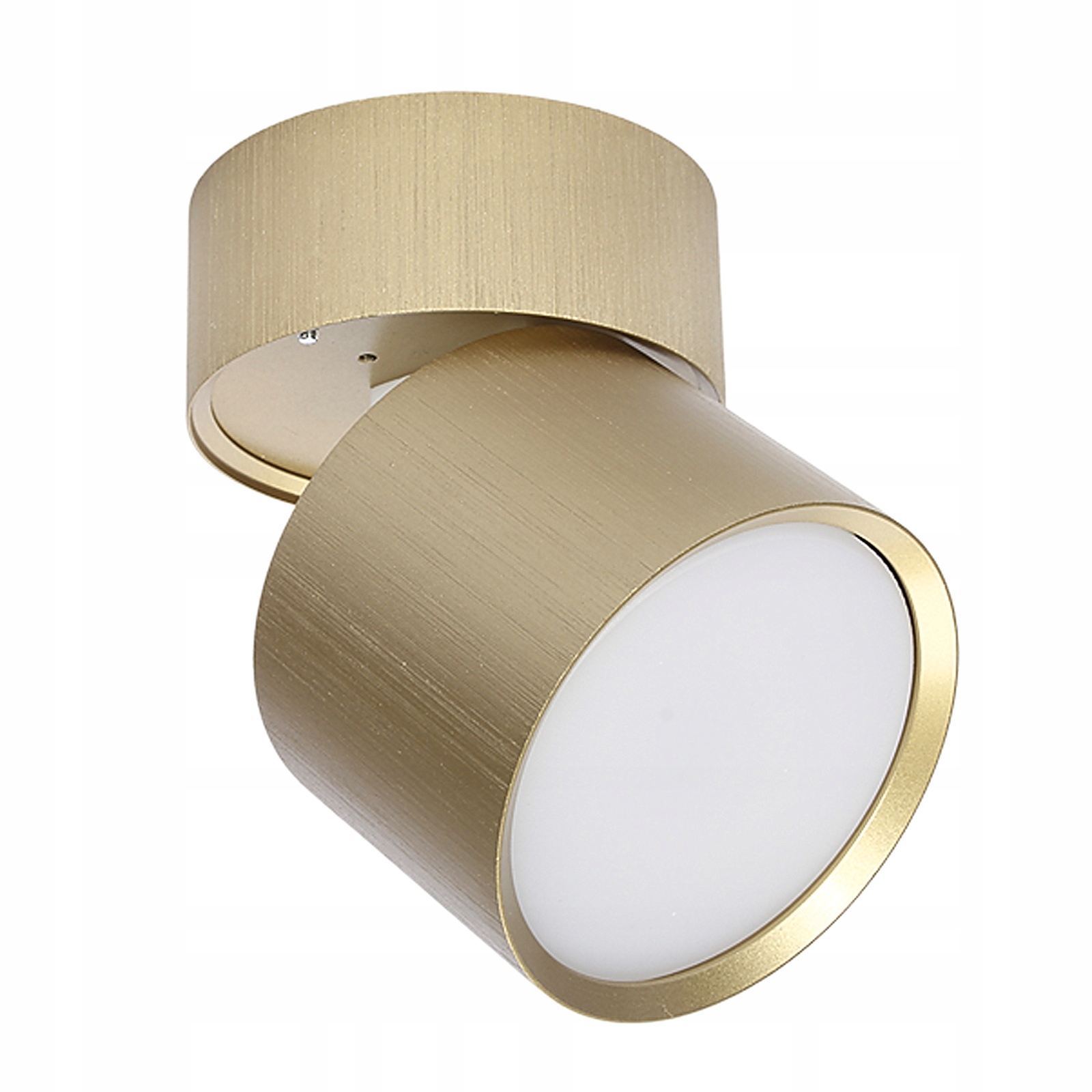 Oprawa Natynkowa Ruchoma GX53 Złota Aluminiowa 45 stopni LED 12W