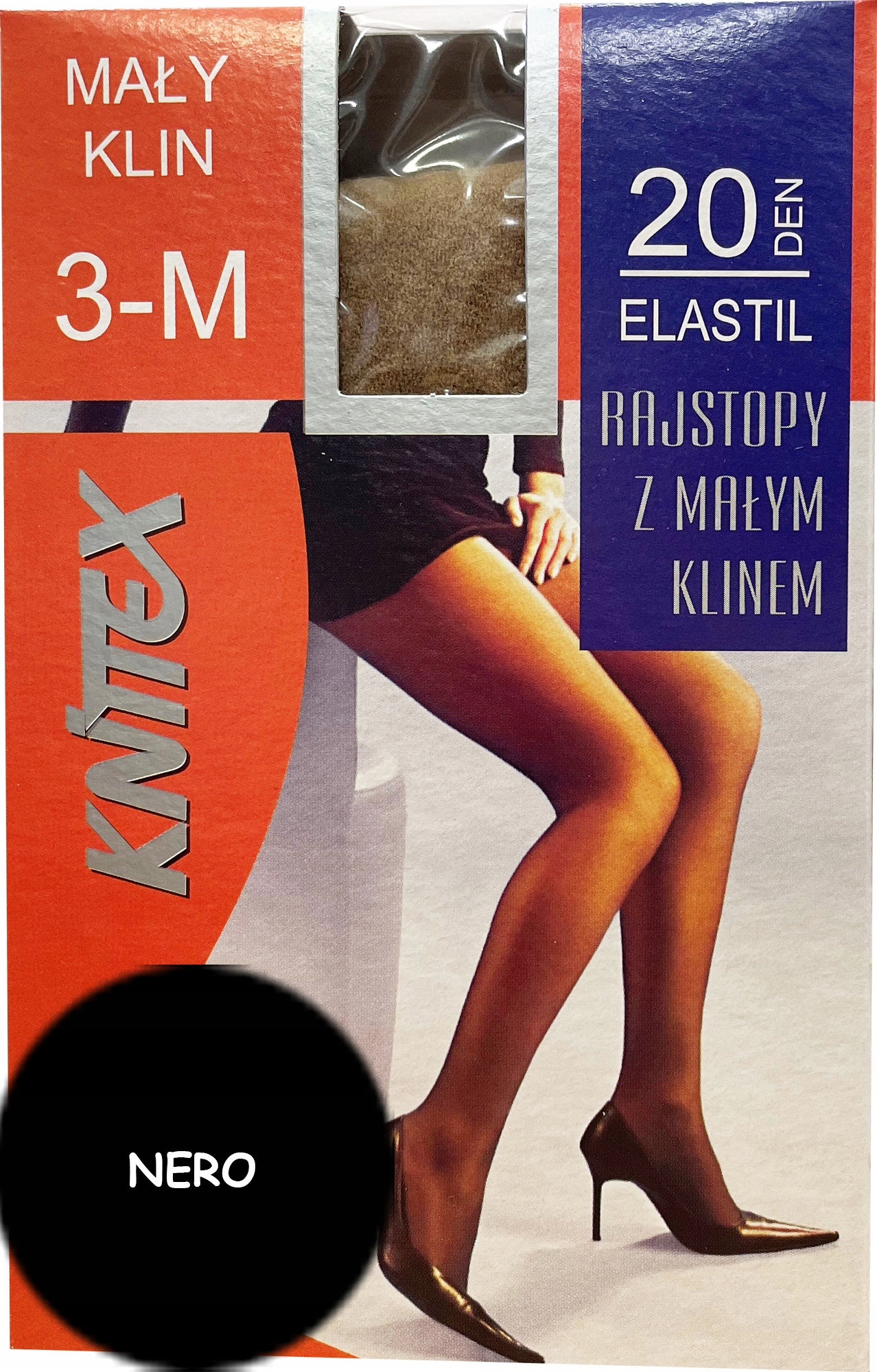 

Knittex rajstopy Elastil 20 den Nero 3 M