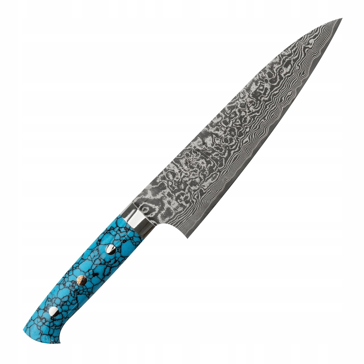 Takeshi Saji Btq R-2 Black Ručne kovaný japonský nôž šéfkuchára 18 cm