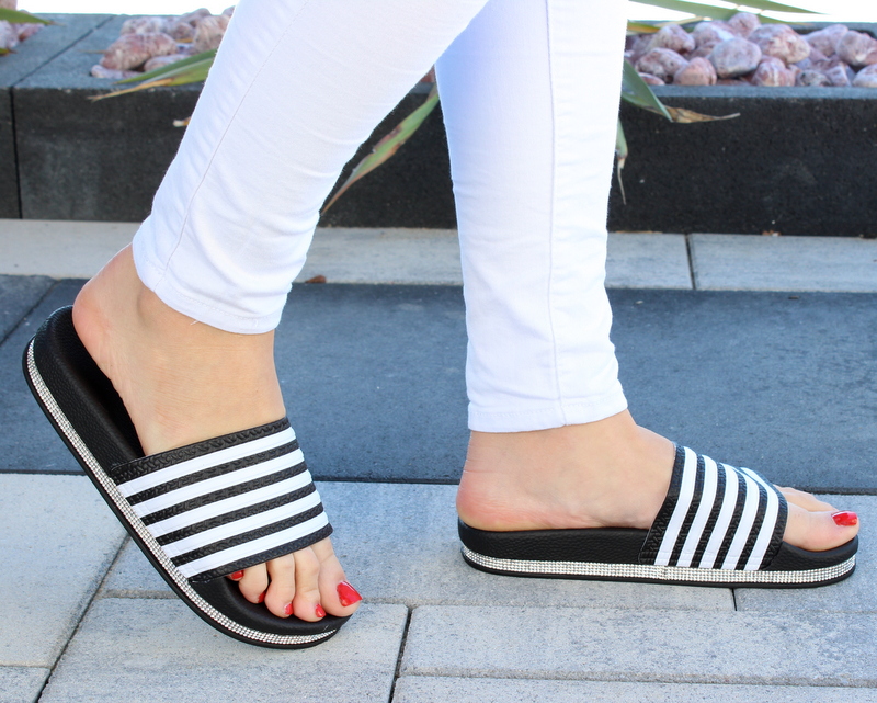 Mieniące Klapki Gruba Podeszwa Cekiny Kolory 37 Długość wkładki 24 cm