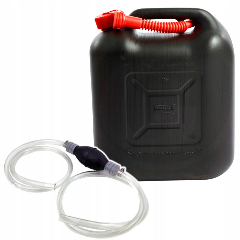 Kanystr na palivo s ruční přenosovou pumpou