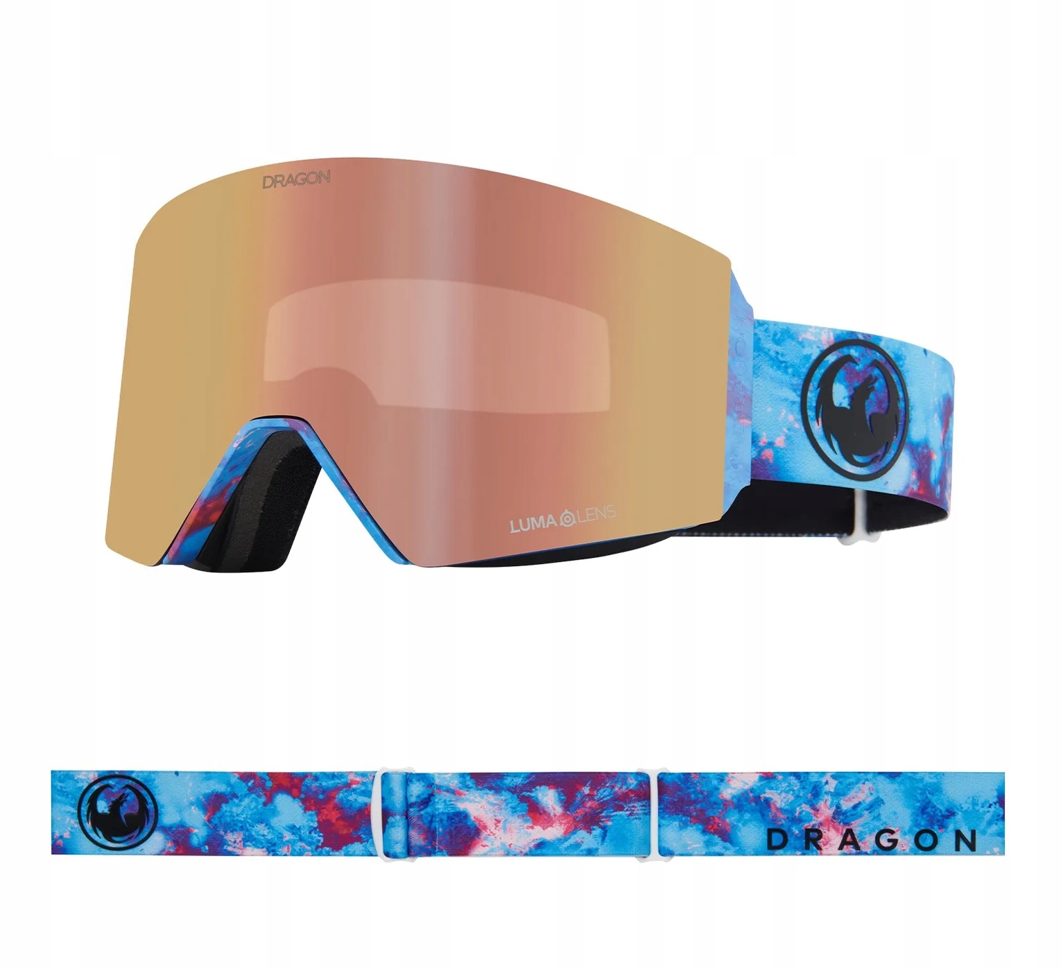 Lyžařské brýle Dragon Rvx Mag Otg Predator Rose Gold Ion Midnight