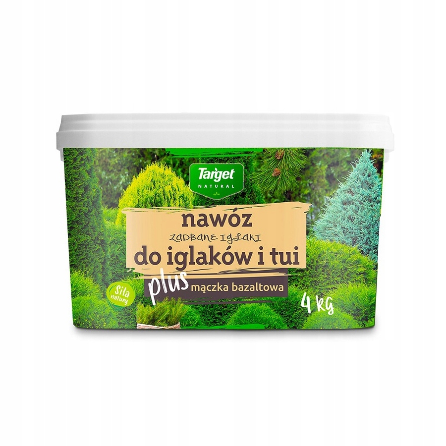 

Nawóz do Iglaków Tui z Mączką Bazaltową 4kg Target