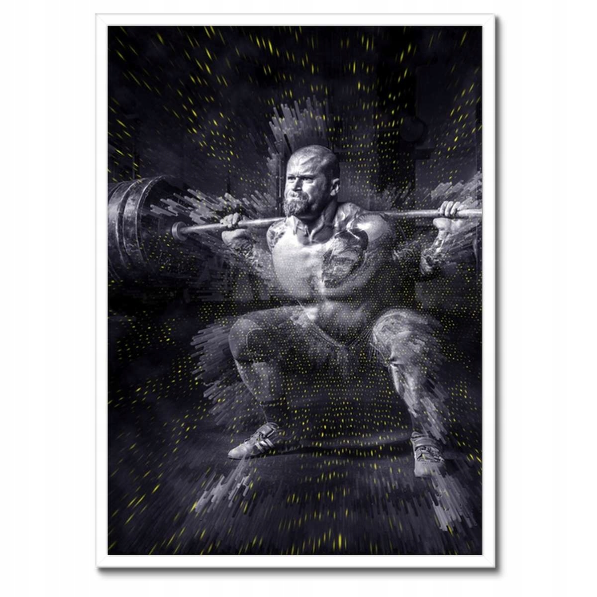 Plakáty v rámu 50x70 Strongman Silová posilovna