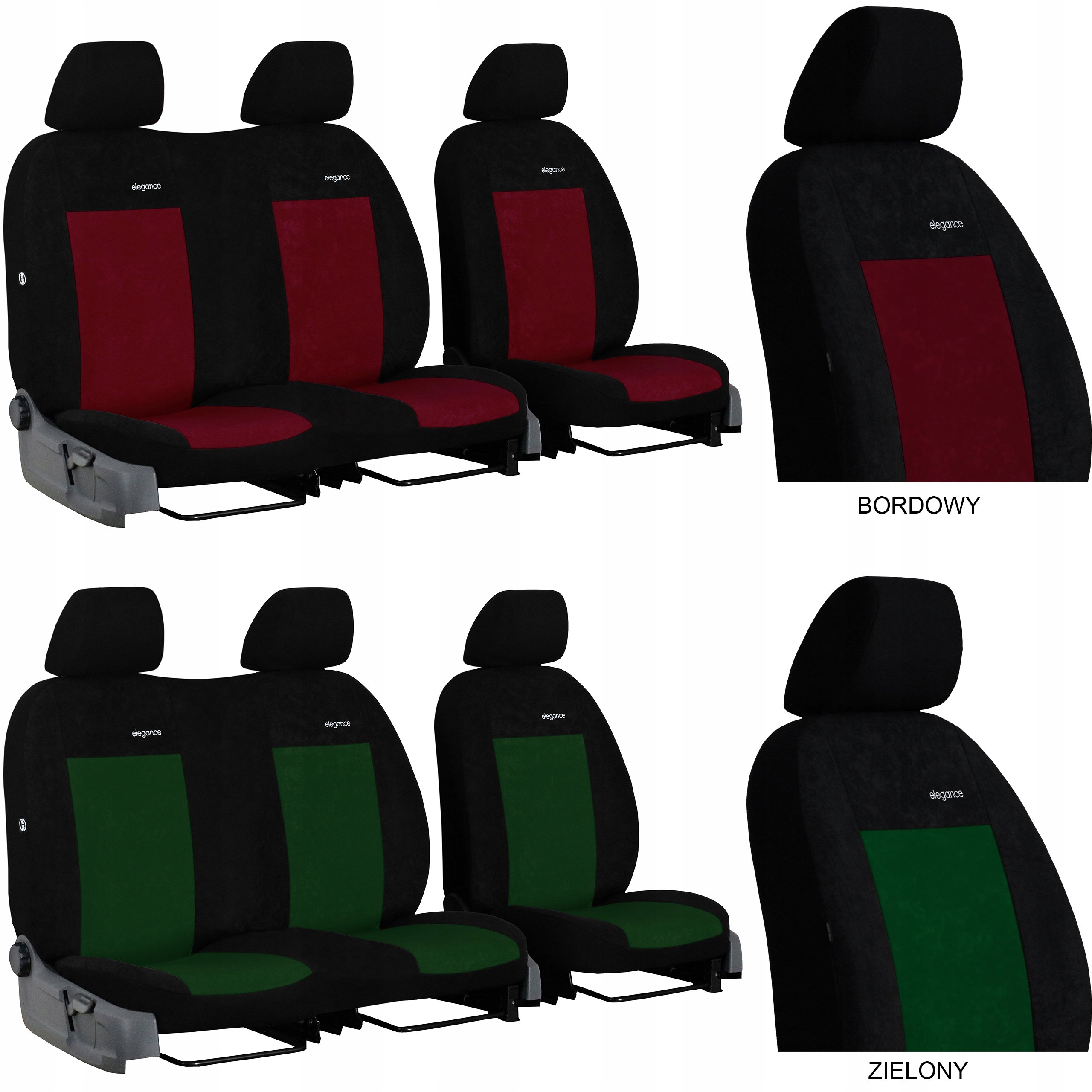 MERCEDES VITO W638 2+1 WELUROWE POKROWCE MIAROWE Przeznaczenie przednie fotele