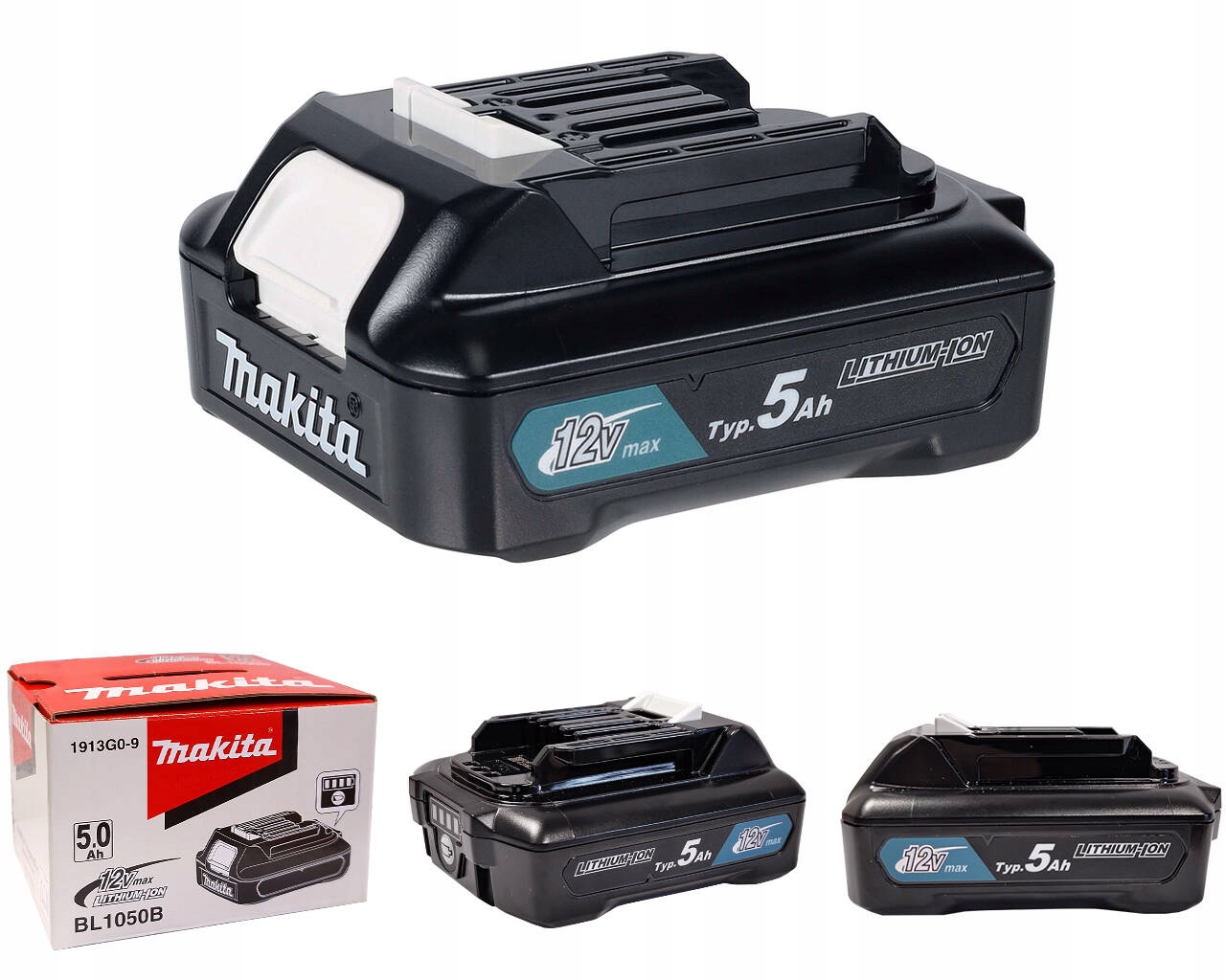 Makita Akumulator bateria 5,0Ah 12V Cxt BL1050B 1913G0-9