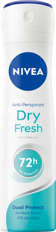 NIVEA DRY FRESH ANTYPERSPIRANT DLA KOBIET SPRAY 150 ML