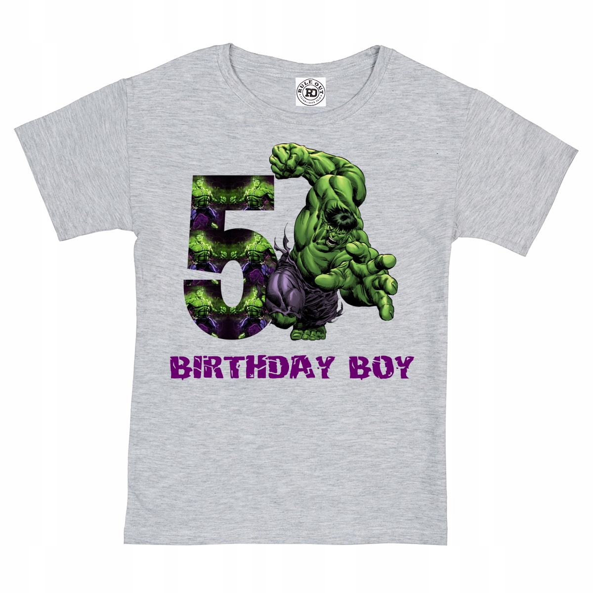 

Dziecięca Koszulka Na 5 Urodziny Hulk Marvel