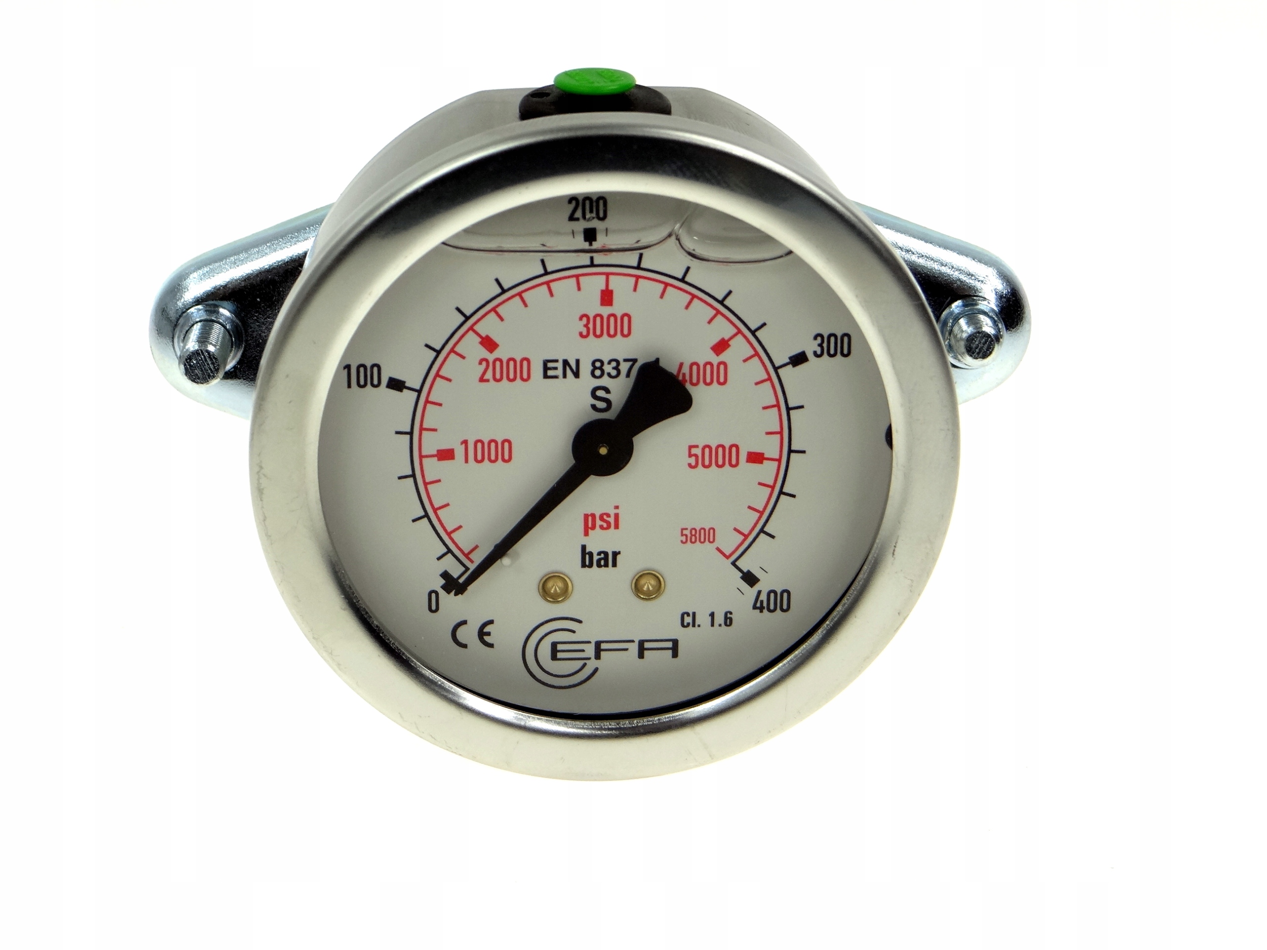 Manometr Ciśnieniomierz 400bar 1/4" Gliceryna
