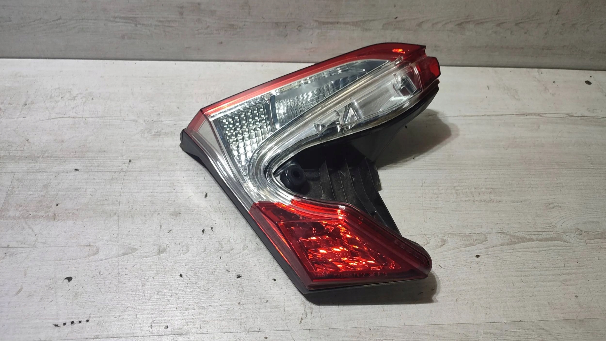 Toyota C-HR and 2019 rear part side left light rear