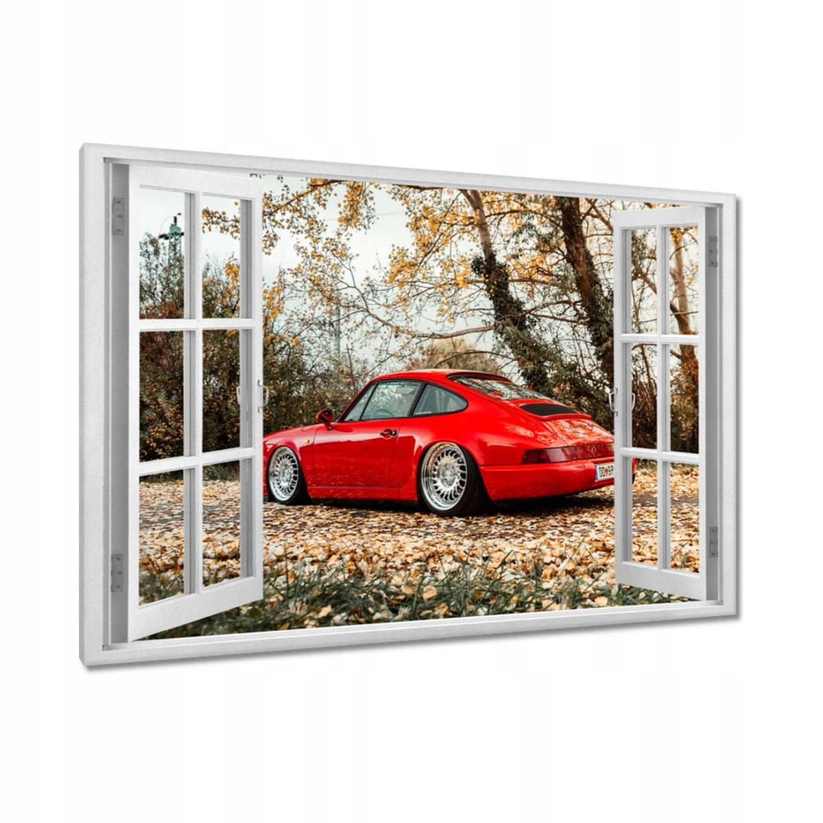 Obrazy 120x80 Červené Porsche Auto