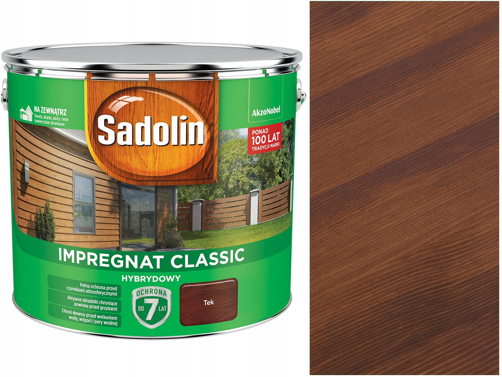 Sadolin Classic Hybrydowy Teak 4,5L
