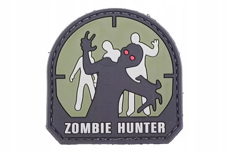 Naszywka velcro Patch Pvc rzep Zombie Hunter