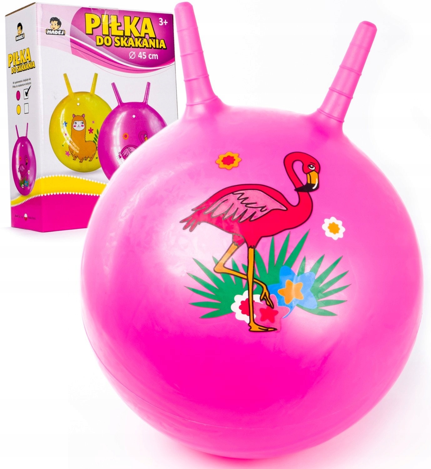 

Bezpieczna Piłka Do Skakania Flaming Skoczek 50 cm