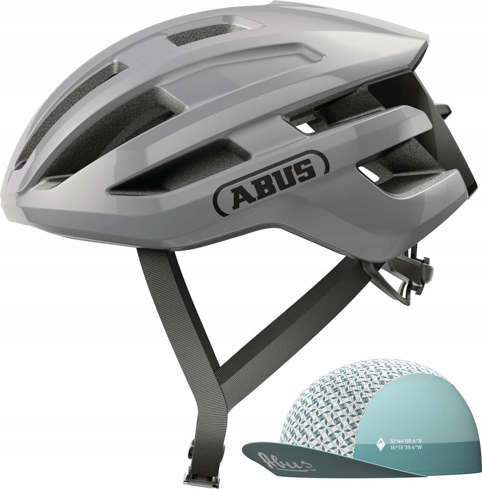 Cyklistická přilba Abus Powerdome Ace Race Grey L 57-61 cm