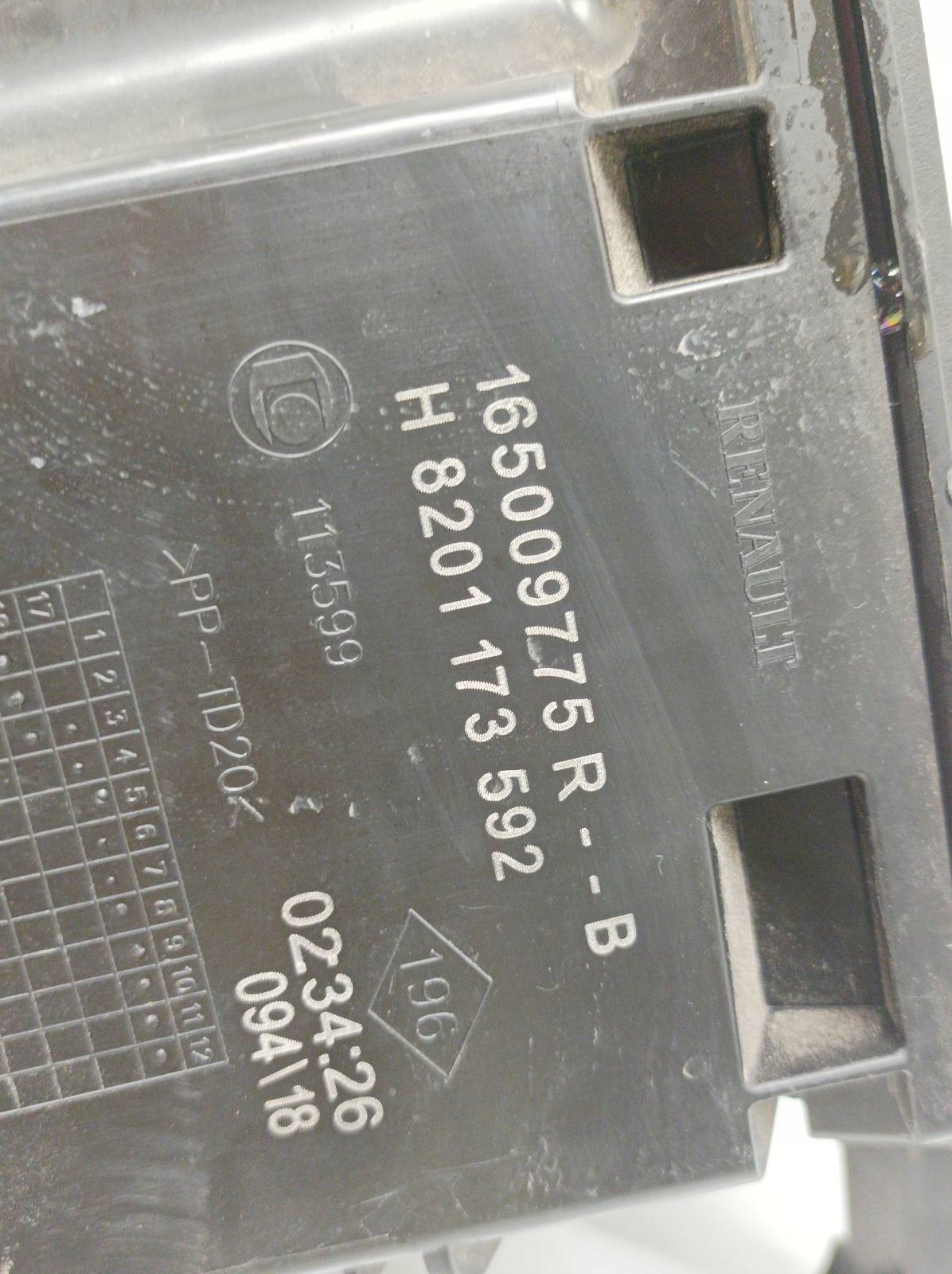 Gehäuse filter luft 165009775R 1.0 TCE Dacia Logan II (2012-)