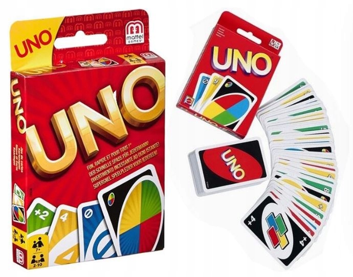 MATTEL UNO КАРТОЧНАЯ ИГРА СЕМЕЙНАЯ ВЕЧЕРИНКА 2-10 ИГРОКОВ СПЕЦИАЛЬНЫЕ КАРТЫ 7
