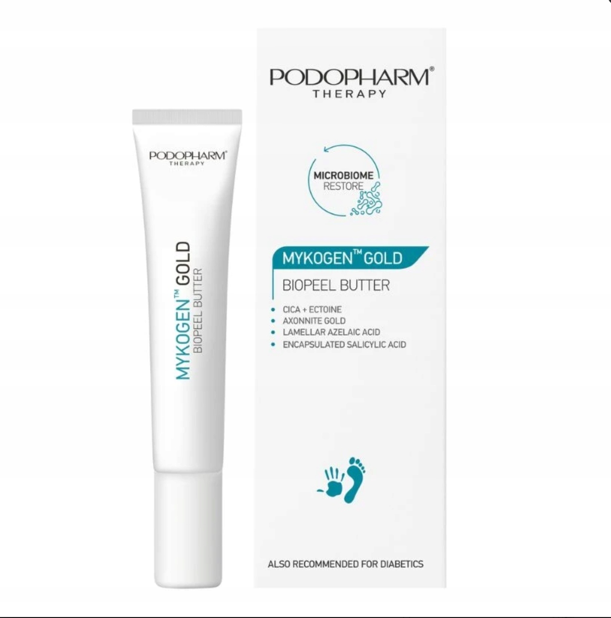 Masło bioenzymatyczne Podopharm Mykogen Gold złuszczające 20 ml