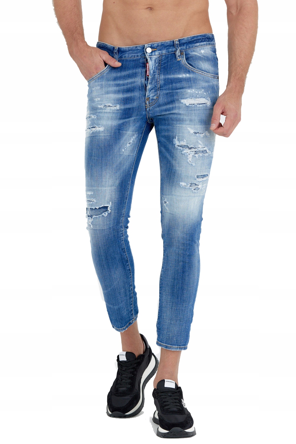 DSQUARED2 Modré pánské džíny Skater Jeans 52