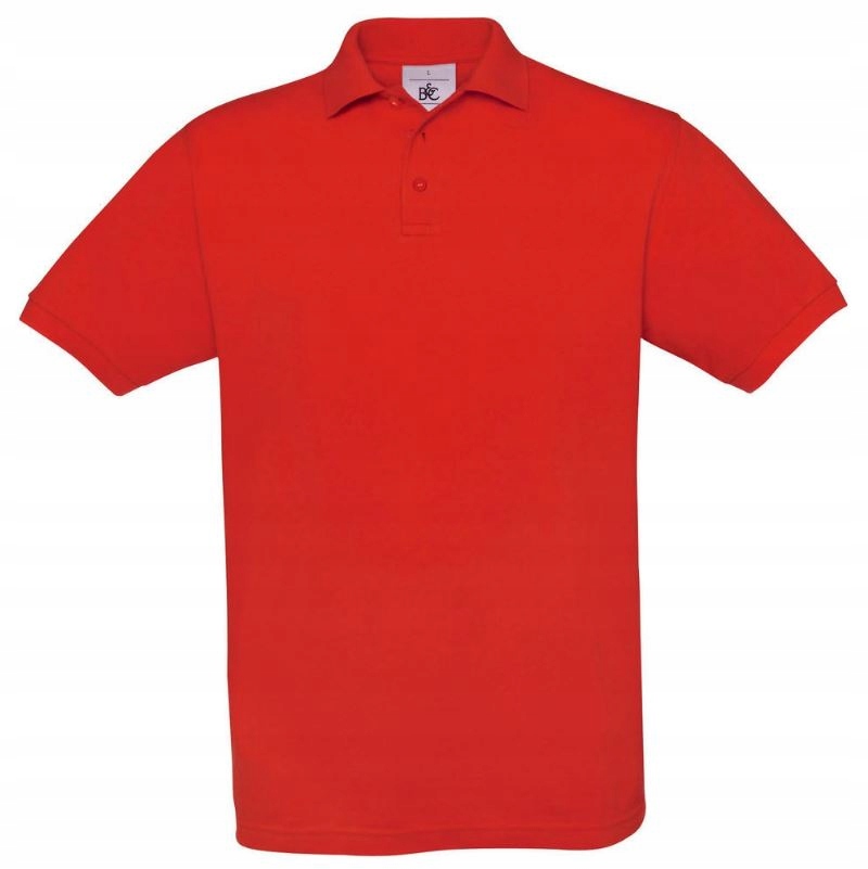

Polo polówka koszulka T-shirt B&c, czerwony, L
