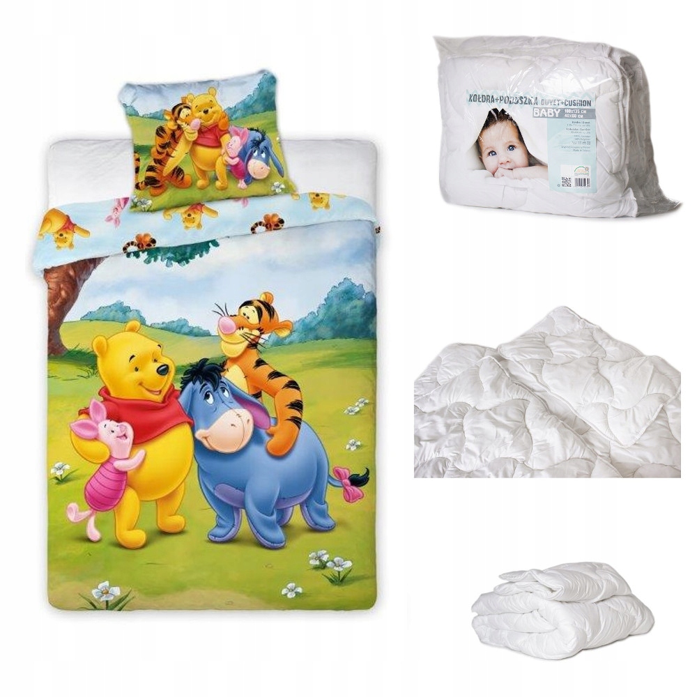 

100X135 Komplet Kołdra + Poduszka + Pościel Wzory