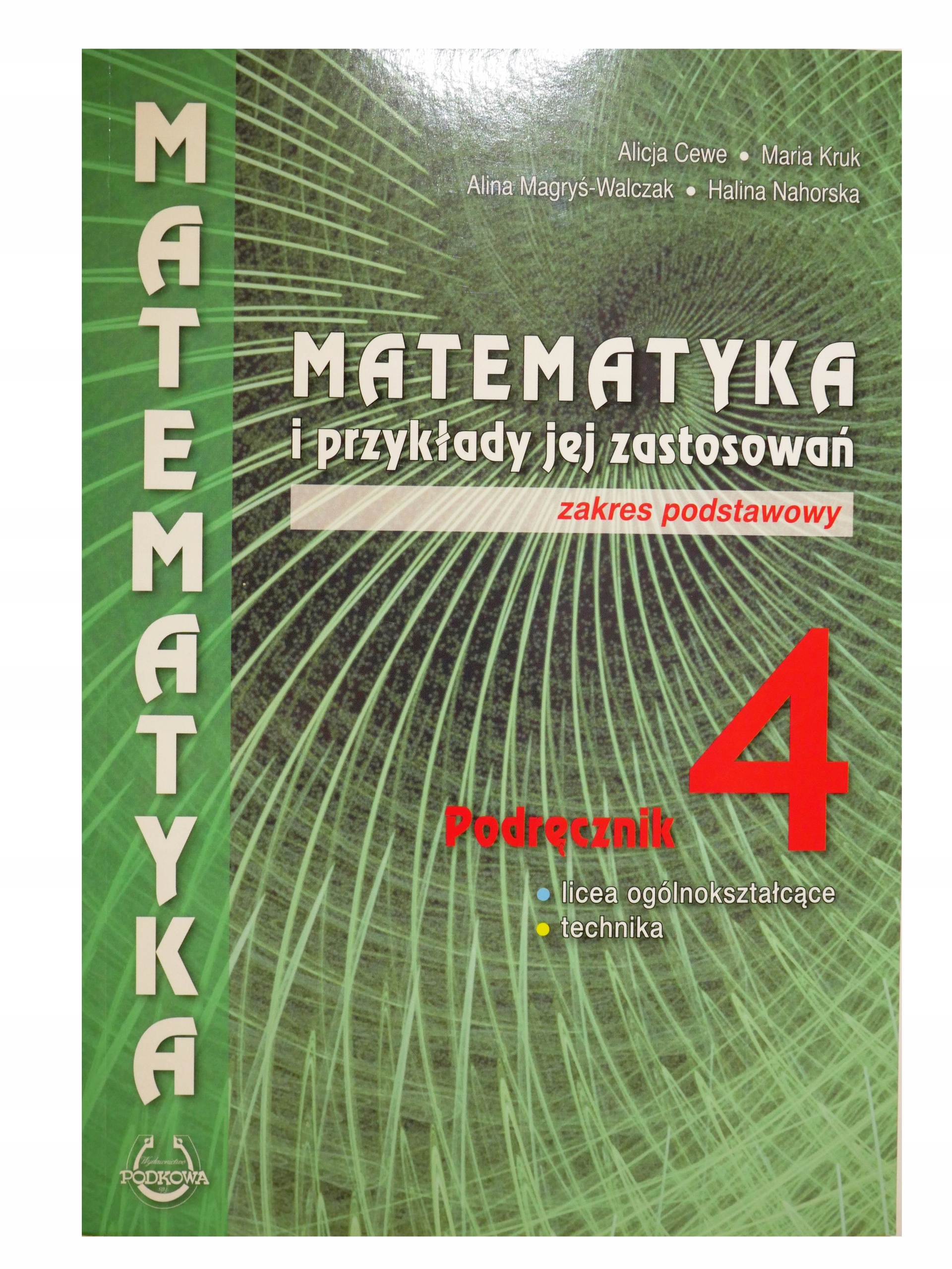 Matematyka i przykłady zast. 4 Lo podręcznik Zp