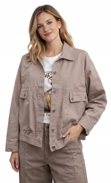 Dámská Košilová Bunda Overshirt Utility Casual Oversize Nest Italia