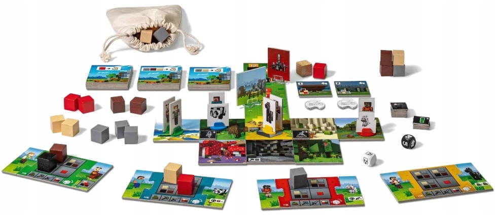 Gra planszowa Minecraft: Uratuj wioskę Ravensburger kooperacyjna gra 9361