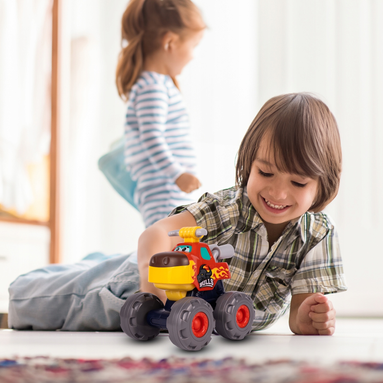 AUTO MONSTER TRUCK PRO BATOLE BÝK POHYBUJE ÚSTAMI Dominantní barva vícebarevná