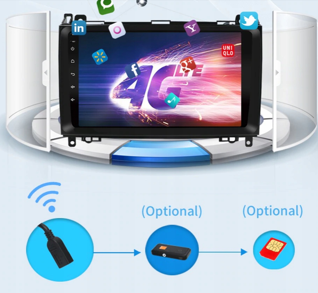 RADIO ANDROID Volkswagen VW Crafter Volt LT3 32 Moc wzmacniacza 4*45W W