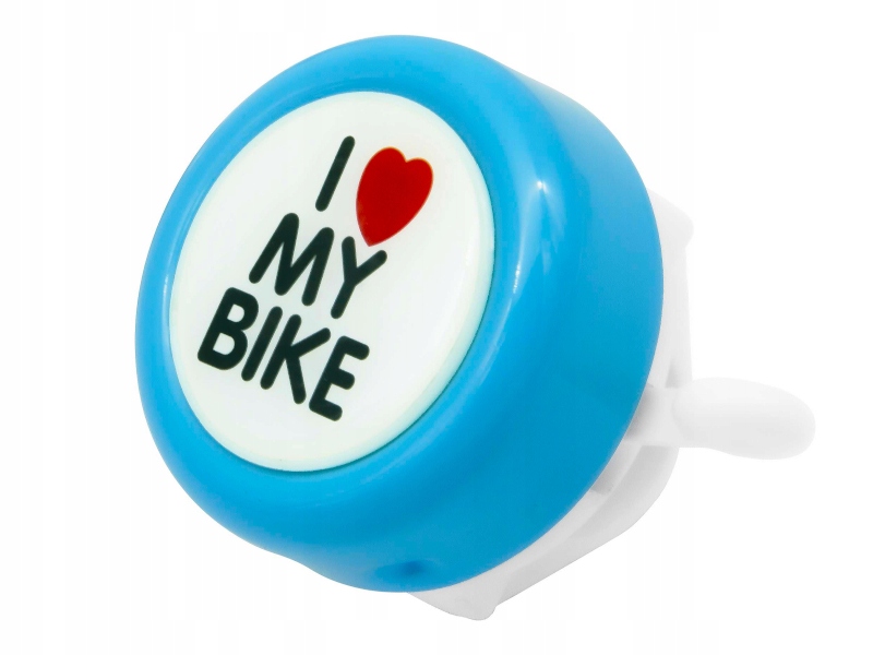 

Dzwonek Do Roweru Stalowy I Love My Bike Niebieski