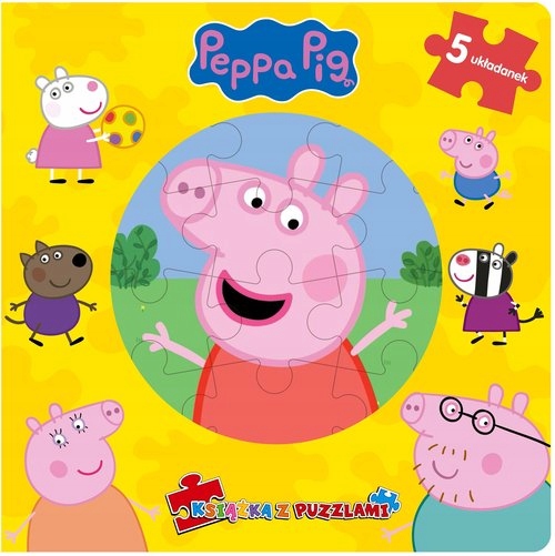 Peppa Pig Świnka Peppa Książka z puzzlami