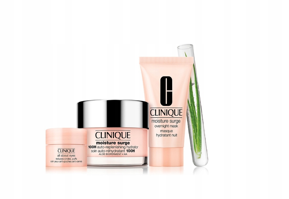 Clinique Moisture Surge krem maska krem pod oczy All about eyes zestaw