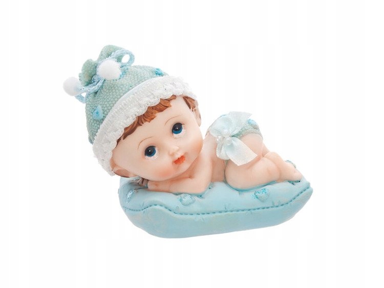 

Figurka Chłopiec Z Poduszką 9CM Roczek Chrzciny