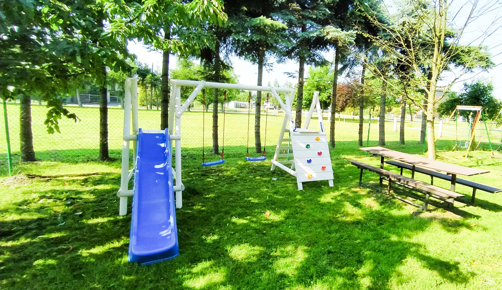 DREWNIANY PLAC ZABAW DO OGRODU HUŚTAWKA OGRODOWA SUPER-PLACE WESOŁY PLAC Marka SUPER-PLACE.PL